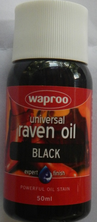 Waproo Raven Oil 50ml Black "Waproo Raven Oil Waproo Leather Dye, Recolour of Shoes Bags Boots Belt